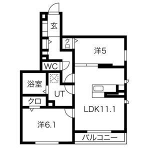 キャトルセゾンの間取り