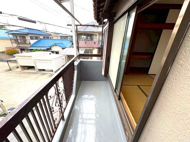 羽曳野市東阪田戸建のバルコニー