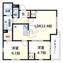 【間取り】 | ル・クレール垂水Ⅱ　間取り