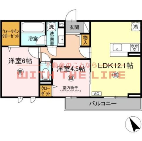 トリシアテラス【キャッシュバック対象物件】の間取り