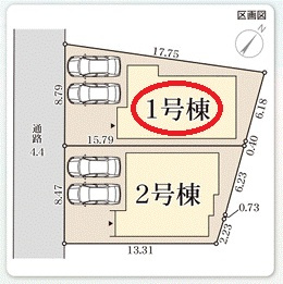 【区画図】 | リーブルガーデン宝塚市中州 | 区画図
