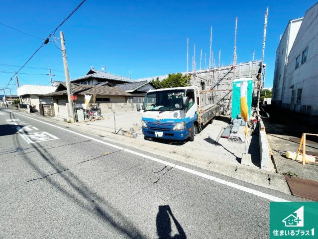 ★1(土)2(日)現地見学可能！★守山市川田町　全2邸の外観|現在建築中！落ち着いた街並みで新生活を始めることが出来そう！周辺の物件も併せてご紹介させて頂きます！