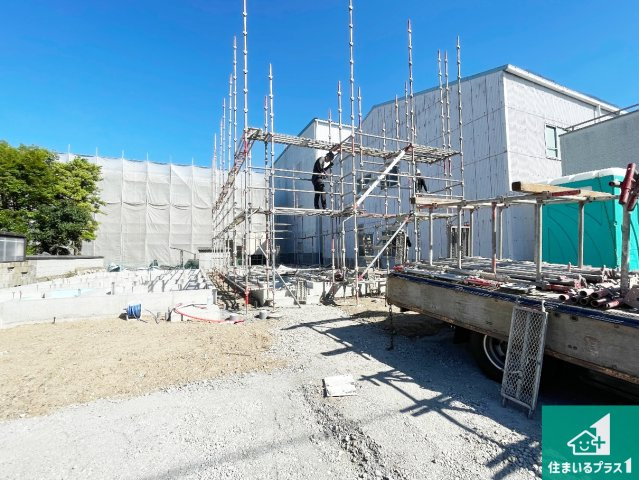 ★1(土)2(日)現地見学可能！★守山市川田町　全2邸の外観|現在建築中！落ち着いた街並みで新生活を始めることが出来そう！周辺の物件も併せてご紹介させて頂きます！