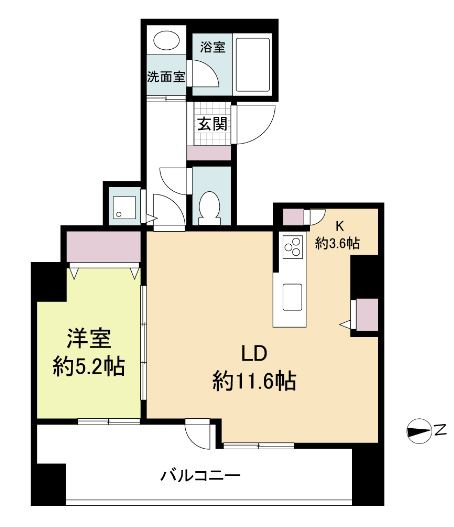 【間取り】 | クロスレジデンス大阪新町