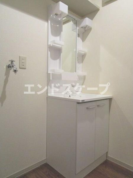 プレゼンテ大和Bの洗面所|高崎、前橋のお部屋探しはエンドスケープまで！お客様の理想お聞かせ下さい♪