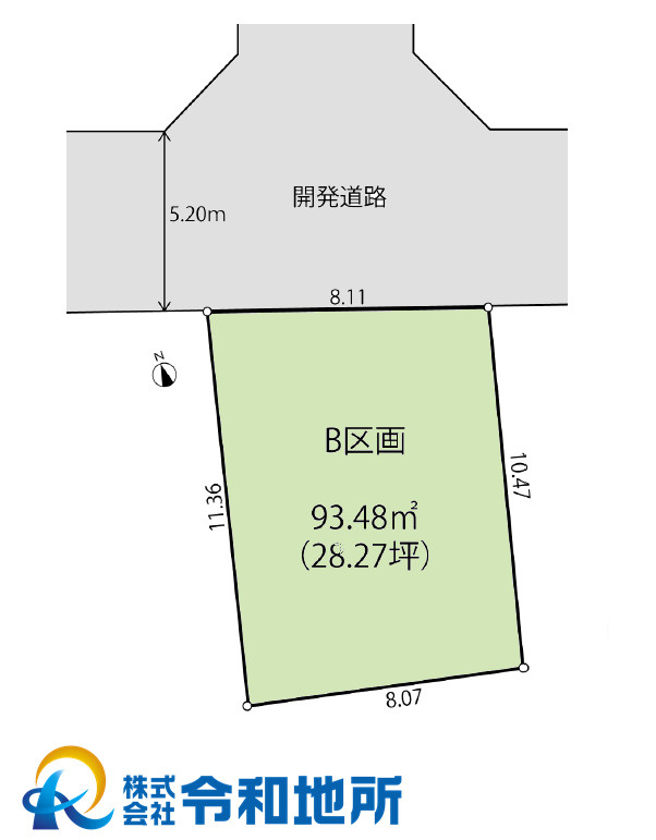 売地　茅ヶ崎市松林3丁目の土地図