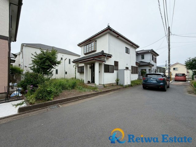 売地　茅ヶ崎市松林3丁目の前面道路含む現地写真