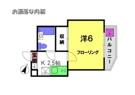 間取り　広めのキッチン