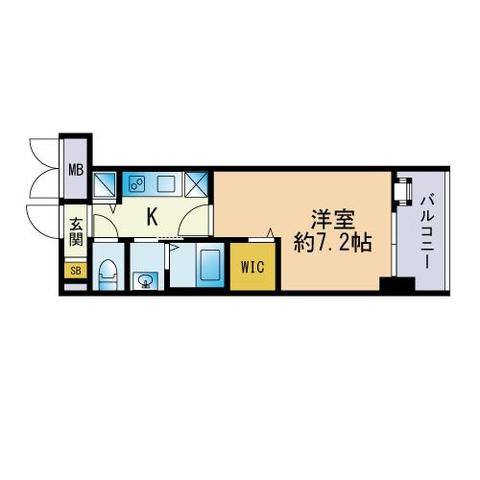 イフ キャット藤崎の間取り