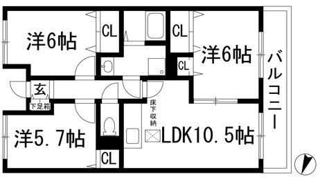 【間取り】