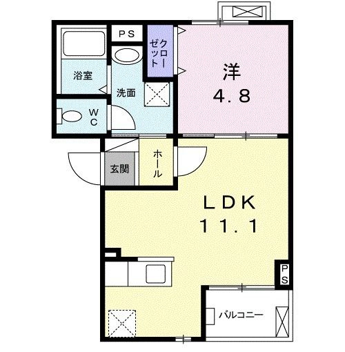 歩の間取り