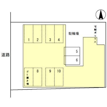 シャロームⅡの区画図