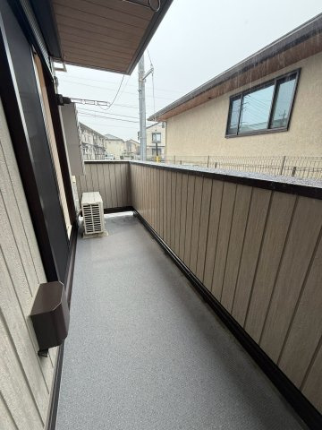 メゾンローズのバルコニー