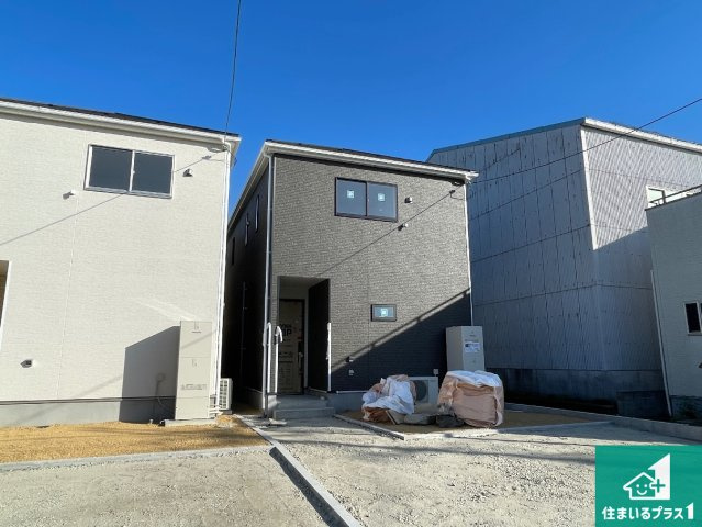 守山市川田町　第1期　新築一戸建ての外観|現在の進捗状況です！順調に作業進行中、完成が待ち遠しいです！詳細の間取り等、お気軽にお問い合わせください！