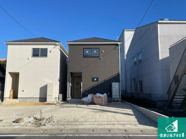 守山市川田町　第1期　新築一戸建ての外観|現在の進捗状況です！順調に作業進行中、完成が待ち遠しいです！詳細の間取り等、お気軽にお問い合わせください！