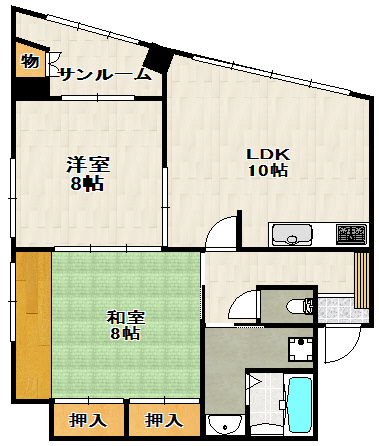 宝塚ビルの間取り