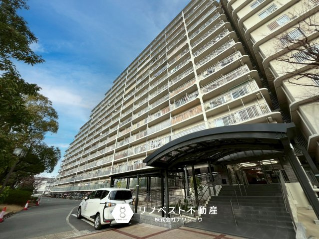 八戸ノ里ニュースカイハイツの外観|2026年3月リノベーション完成済みの3LDK中古マンション♪