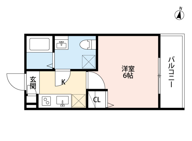 【間取り】 | Valenti中道　仲介手数料無料