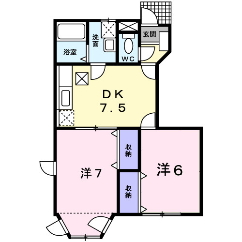 【間取り】 | グリーンパレスⅢ