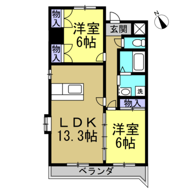 ファンシアの間取り