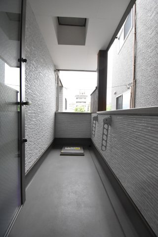 パレス沢ノ町Ⅱ番館のバルコニー