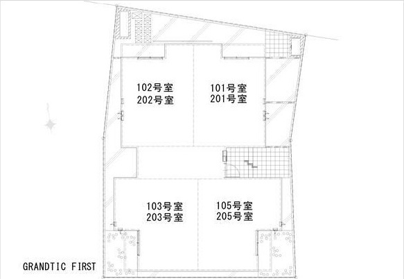 GRANDTIC FIRSTの区画図