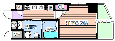 【間取り】 | エイペックス京町堀2