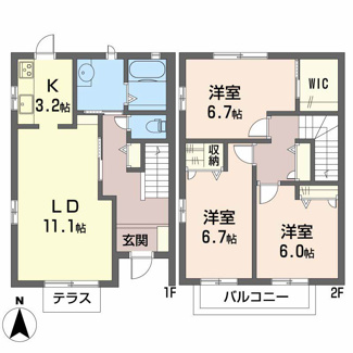 【間取り】 | シャルム真美