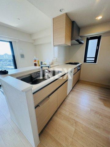 横浜市磯子区磯子台の賃貸マンションのキッチン