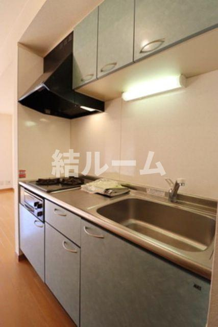 中野区江原町１丁目のアパートのキッチン