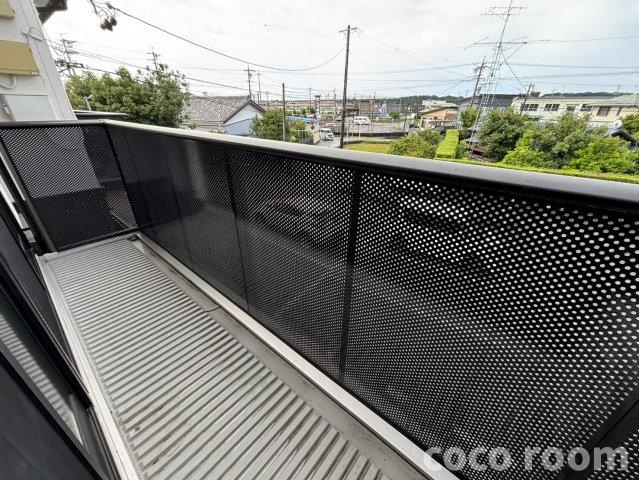 ドミールCのバルコニー