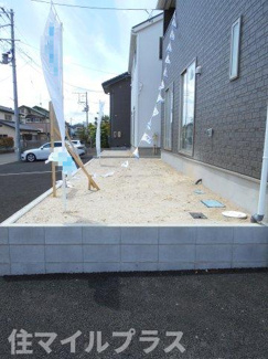 【庭】 | 郡山市久留米3丁目新築一戸建て2棟 | お庭で自由な時間を過ごせます