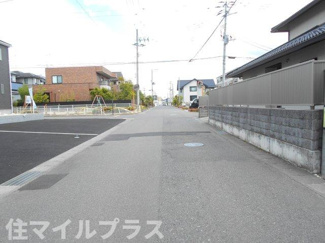 【前面道路含む現地写真】 | 郡山市久留米3丁目新築一戸建て2棟 | 前面道路含む現地写真です