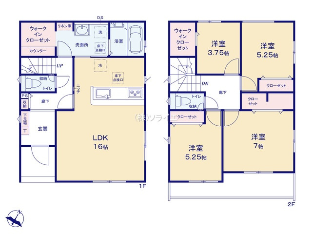 川越市砂新田29期　全10棟　新築戸建　グラファーレの間取り|2026/9.24撮影