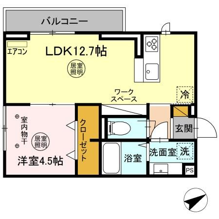 エルム柏の間取り