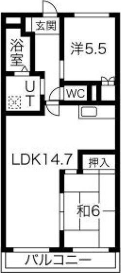 メルベーユ二村台　　刈谷市近郊の賃貸ならクラスホーム刈谷店の間取り