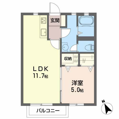 シャーメゾン・ヴィヴァーチェの間取り