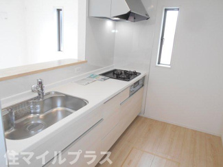 【キッチン】 | 郡山市富田町町内新築一戸建て3棟 | キッチンです