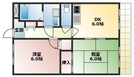 ルヴェール松井の間取り