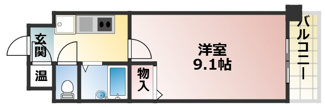 【間取り】 | ドミトリィ御池