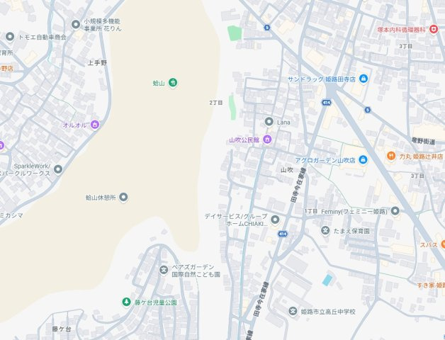 姫路市山吹　第1期　新築一戸建ての地図