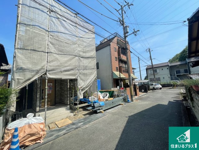 姫路市山吹　第1期　新築一戸建ての前面道路含む現地写真|周辺は落ち着いた街並みの住宅地！子育てがしやすい住環境です！まだ未完成ですが、現地でしかわからない事もございます。是非一度ご覧ください。