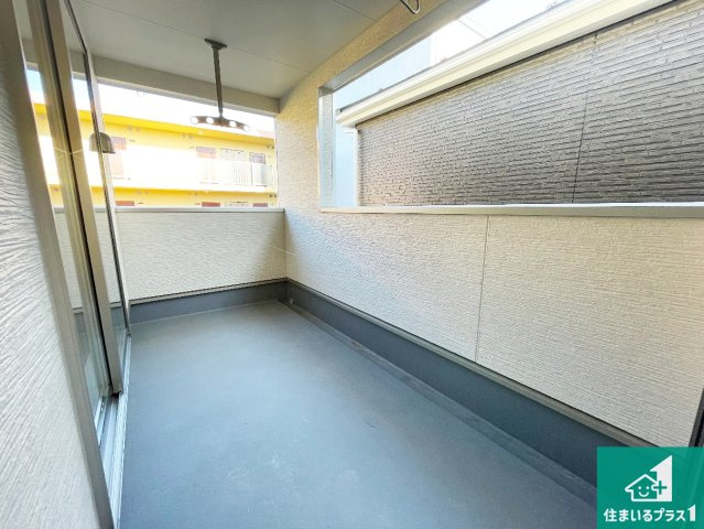 守山市川田町　第1期　新築一戸建てのバルコニー|インナーバルコニーを採用しています。雨にも濡れず陽当りもバッチリです。