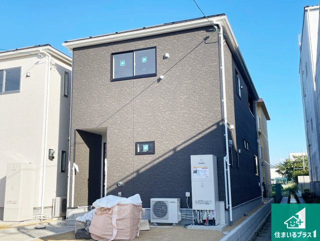 守山市川田町　第1期　新築一戸建ての外観|お客様に長く安心して住んでいだだける事にこだわった家づくり！住んでからのアフターサービスにもしっかりと取り組んでいます！