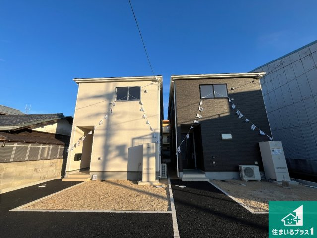 守山市川田町　第1期　新築一戸建ての外観|現在の進捗状況です！順調に作業進行中、完成が待ち遠しいです！詳細の間取り等、お気軽にお問い合わせください！