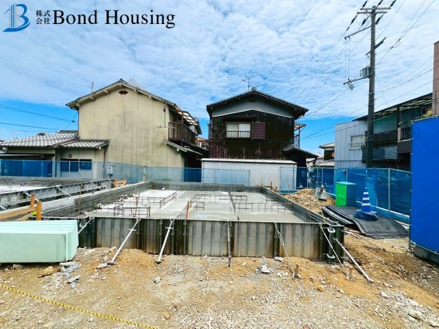 山電 東二見駅徒歩9分　駐車2台　魚住町西岡　1号棟　新築戸建の外観