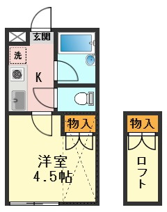 キャピタル6の間取り