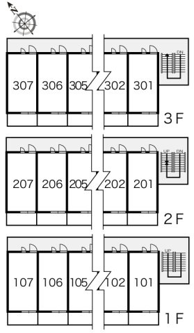 【区画図】 | レオパレス中百舌鳥