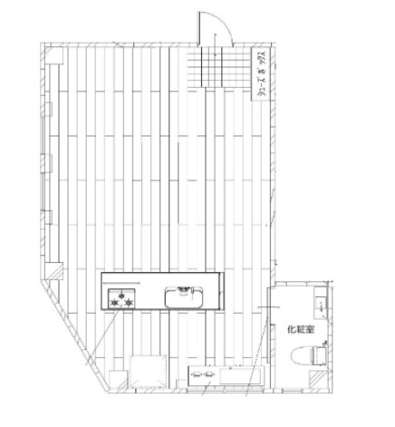 大津市大萱１丁目の店舗事務所の間取り