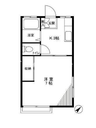 【間取り】 | サニーフラット鶴川